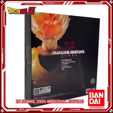 100% Original TAMASHII NATIONS STORE BANDAI S.H.Figuarts Super Saiyan Goku Z Warriors SHF Son Goku D