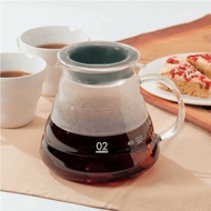 SUPERMARKET IMPORT EXPORT Teko Kaca Bening / Teko Untuk Membuat Kopi / Coffee Server Glass 500ml / T