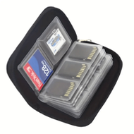 1pc Portable Multi-Function Pvc Camera Memory Card Holder - Securely Store Cf, Sd And Switch Memory 