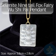 Nine Tail Fox Fairy Selenite Pendant