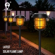 32LED Solar Flame Light Outdoor Torch Light Flashing Flame Garden
