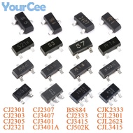 50pcs CJ3401A R1A CJ3401 R1 CJ3407 3407 CJ2307 S7 CJ2303 S3 CJ2321 S21 CJ2301 S1 CJ2305 S5 SOT-23 P-