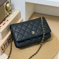 🏷Chanel．Coco Woc 荔枝牛黑金 芯片款