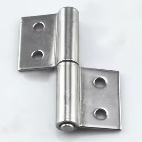 1PC Silver 2" Length Rectangular Flag Hinge Window Door Hinge / Stainless Steel 경첩 Bisagra Acero Ino