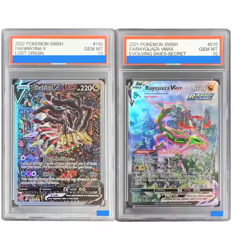 Diy Pokemon Sword & Shield Lost Origin #186 Fa Giratina V Rayquaza Vmax Authentication Grading 10 Co