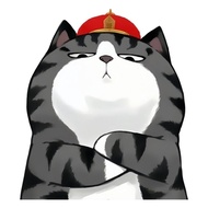 Popular Cute Comics Merchandise My Emperor Bazaar Black Car Scratch Cover Door Window Decoration Sti