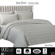 Jean Perry Coray 4-IN-1 QUEEN Fitted Bedsheet Set [100% Combed Cotton Sateen] - 40cm