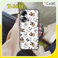 Oppo A58 4G, A58 5G/ A58X case with lucky cat print 2023 | Shockproof camera protection case