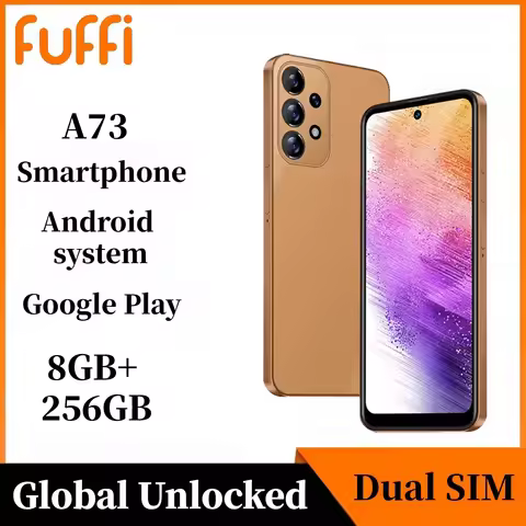 FUFFI A73 Smartphone Android 6.8 inch Phone 8GB RAM 256GB ROM Dual SIM Mobile phone Google Play Stor