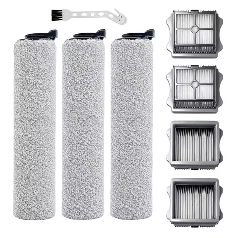 Roller Brush & HEPA Filter Replacement for Tineco IFloor 3/Floor One S3 | High-Density Microfiber, E