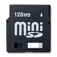 MINISD卡 128M 老款手機DV佳能HV30內存卡Mini 128MB N70迷你SD