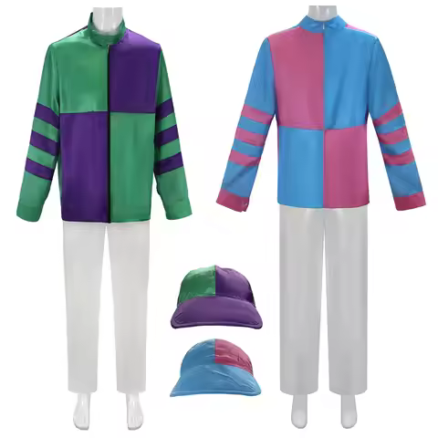 Horse Jockey Cosplay Costume Coat Equestrian Event Halloween Suit Quick-Dry Riding Suit Racing Hat T