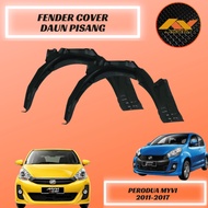 Fender Cover Daun Pisang Perodua Myvi Lagi Best Myvi Icon 2011 - 2017 Front & Rear Daun Pisang 100% 