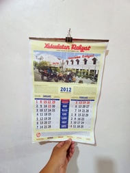 Kalender Lawas Tahun 2012 Kedaulatan Rakyat