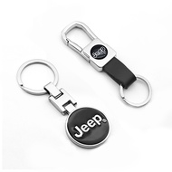 Jeep car logo  Zinc Alloy Car Key Ring Decoration Metal Keychain Accessories for Jeep Renegade Compa