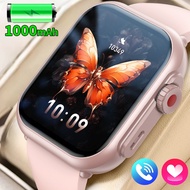 LIGE Fashion Women Smart Watches 1000mAh 1.85"AMOLED Full Touch Screen Call Smartwatch For Ladies