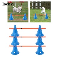 Ioensy Hurdle Cones Course Obedience Jump Hoop Pole Equipment Agility Slalom Training