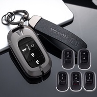 ปลอกกุญแจ Honda CRV Civic HRV Jazz Accord เคสกุญแจรถยนต์ Sport SI EX EX-L Touring 2021 - 2023