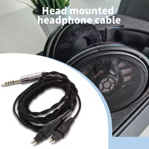 【CHYY HOT】Headphone 4.4mm Balanced Cable DIY Cable for HD580 HD600 HD650 HD660S Headphone Upgrade Ca