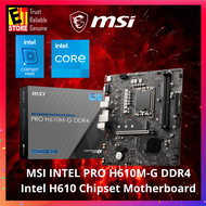 MSI PRO H610M-G DDR4 Intel H610 Chipset Motherboard - HDMI /VGA/ DP