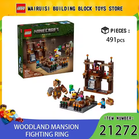 Lego 21272 Forest Battle Arena Minecraft Series Building Blocks Children's Day Toys