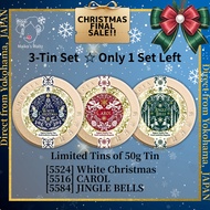 LUPICIA Christmas / Final Sale / Clearance Sale /  3-Tin Set / [5524] White Christmas / [5516] CAROL