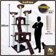 [Extra Large-185cm] LUXURY Cat Tree Cat Tower Cat House Cat Scratcher Cat Condo Tree Scratcher Play Bed Scratching Post