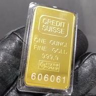 Swiss Bank 1 Ounce Gold Bar Commemorative Coin Alien Gold Coin Coin Foreign Currency Collection Craf