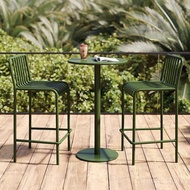 Art Balcony Milk Table Chair Courtyard High Outdoor Creative Feet Modern Combination Bar Taiwan Rail