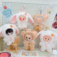10cm Cotton Doll Clothes Jumpsuit Hat Romper Rabu Cloth Suit