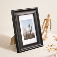 Rustic Real Wood Photo Frame 8-Inch Tabletop Wall-Mounted Album Creative Village 7-Inch 10-Inch Pict