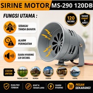 Emergency Alarm Siren Emergency Motor Siren DC 12V Siren MS-290 120DB