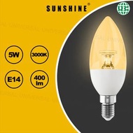 LCANH-5E14W LED椒膽(導光柱蠟燭燈膽) 5W E14細螺頭 黃光3000K【香港行貨】