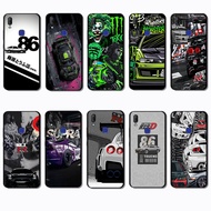 Soft black phone case for Vivo Y78 Y81 Y81S Y85 Y1820 Y91i Y91 Y91C Y95 Y93 toyota ae86 caseg
