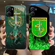 DK-76 Persebaya Casing GLASS soft frame black VIVO iQOO Y16 Z9X Y17S Y15S Y15A Y56 Y36i Y01 Y36 U5X 