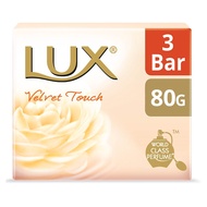 LUX Velvet Touch Beauty Bar Soap Titanium Dioxide (3 x 70g)