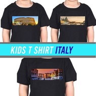 Kids T shirt Italy Venice Colloseum Cotton T-Shirt Souvenir Gift T shirt Kanak kanak