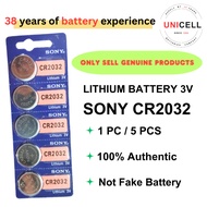 1 PC Sony CR2032 Watch Battery, Calculator Battery,Door bell battery 1PC