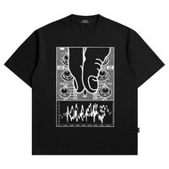 KEEPFS X ADHAM DEWANTARA | T-Shirt “SILENT EM” Hitam | Tersedia dalam Saiz S-5XL