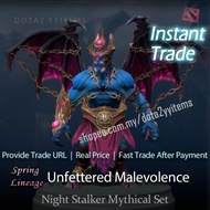 DOTA2 Night Stalker (NS) Spring Lineage Unfettered Malevolence “Mythical Set” 刀塔 2 暗夜魔王 夜魔 新春传世无拘之怨 