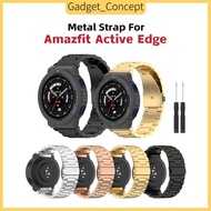 Metal Strap For Amazfit Active Edge , Metal Stainless Steel Magnetic Clasp Strap Active Edge