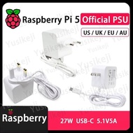 Official Raspberry Pi 5 Power Supply 27W USB-C USB Type-C Adapter 5.1V 5A with PD Standard Support P