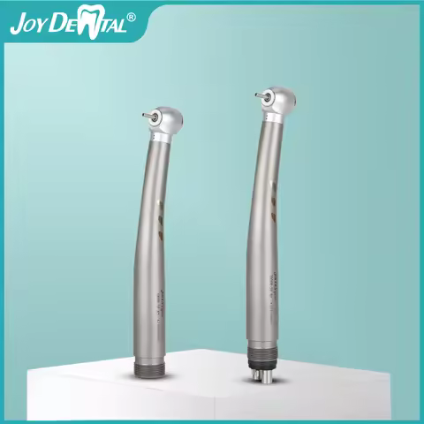 JOY DENTAL Dental Push Button High Speed ceramic Handpiece E-generator Shadowless Ring LED Single Wa