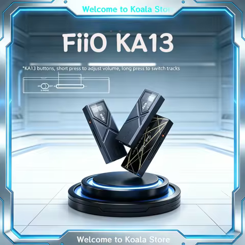 FiiO KA13 USB DAC Headphone Amp Dual CS43131 HiFi Lossless Audio 550mW 3.5mm 4.4mm Output Desktop Mo