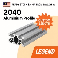 2040 Aluminium profile conveyor silver black color for commercial DIY engineering use custom