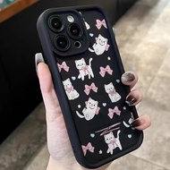 Cute Bow Girl Cat Case Realme C75 C75X Note 60 60X C61 C63 C67 C11 C20 C53 C51 C51S Narzo 20 30A 50A