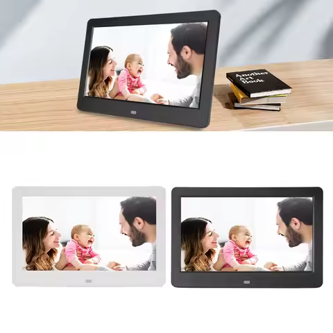 10 Inch Digital Photo Frame 1920x1080 Digital Photo Frame Wall Mountable Multifunctional Remote Cont