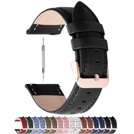 Fullmosa 14mm Leather Watch Band with Stainless Metal Clasp Compatible with Skagen-SKW2692,Tone Slim