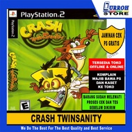 KASET GAME PS 2 CRASH TWINSANITY
