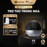 Camera WI-FI Trong Nhà EZVIZ E6 3K Quay Quét 360 Độ Phát Hiện Người Và Thú Cưng Vẫy Tay Để Tạo Cuộc